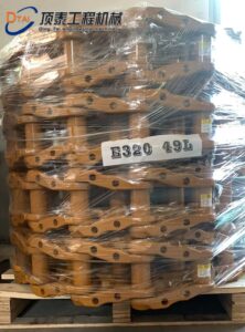 Peças de Reposição do Material Rodante de Escavadeira, Corrente de Esteira e Conjunto de Elos de Esteira E320