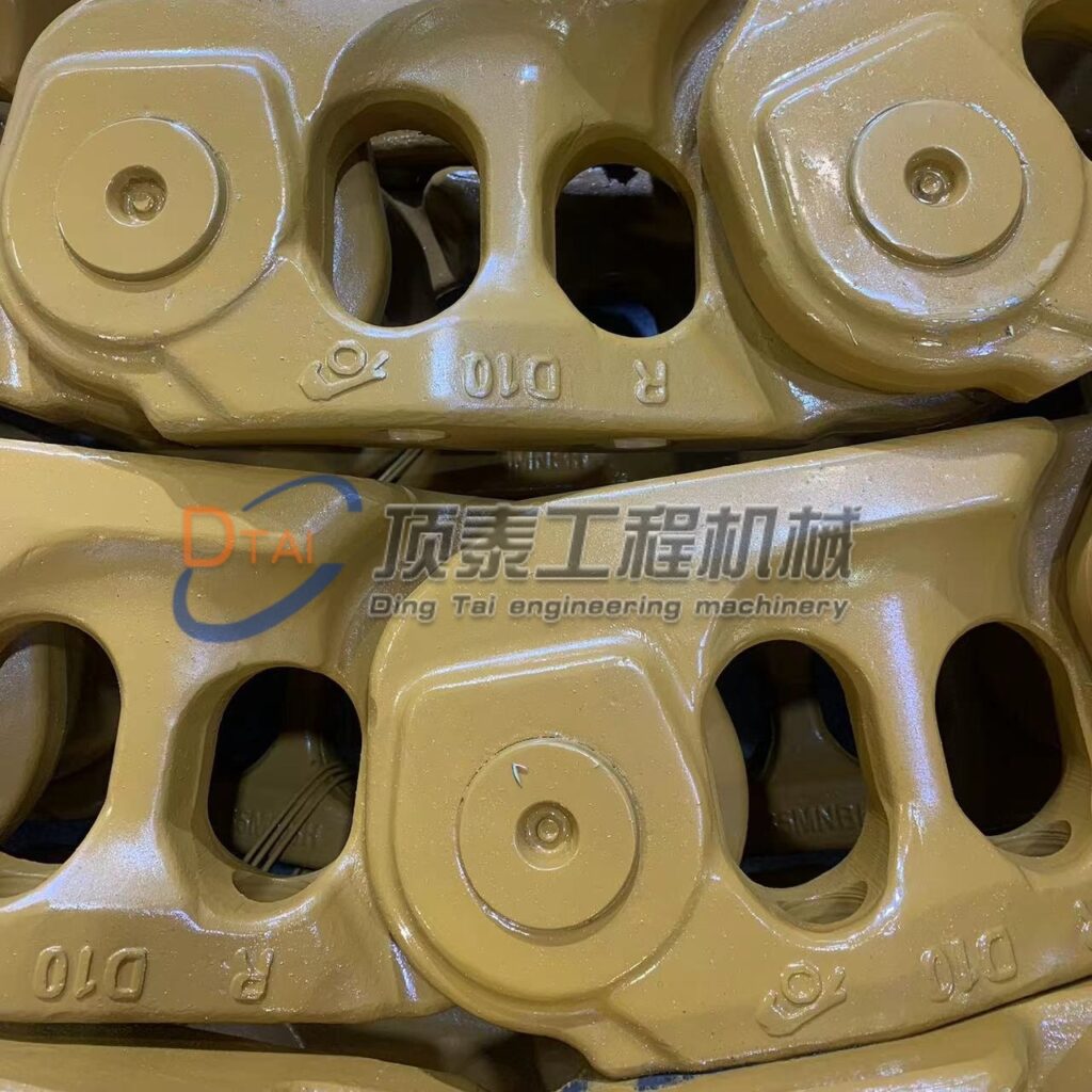 Conjunto de Esteira D10T D10R Passo 60, 44 Elos, Elo de Esteira, Passo da Corrente de Esteira, Espessura da Placa 20.5, Peças DT para Trator de Esteiras D10