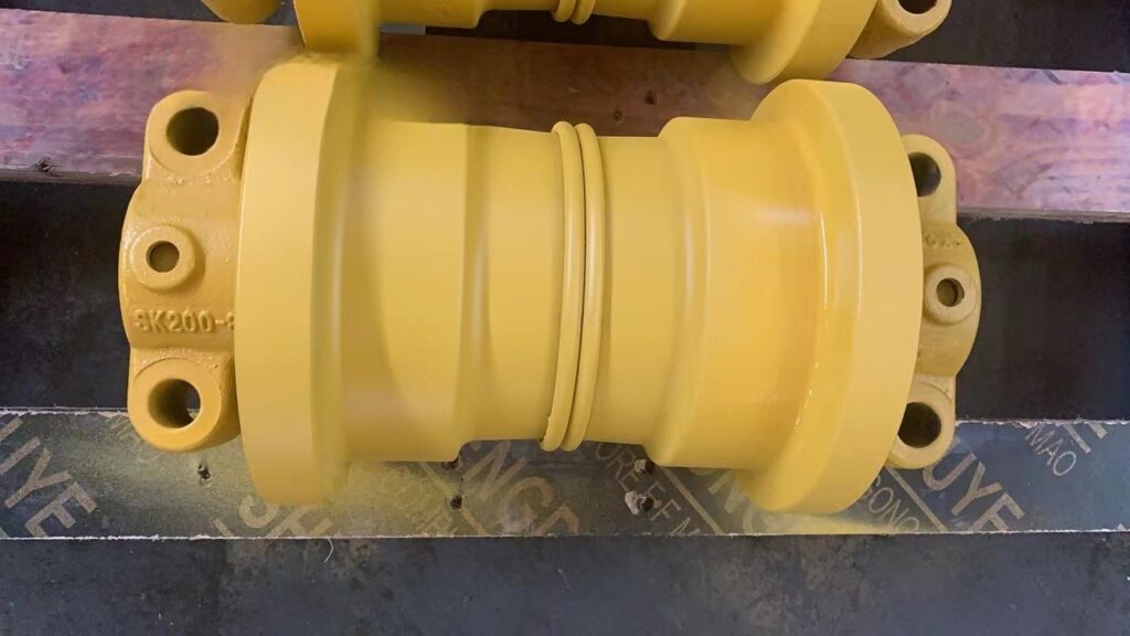 Rolete Inferior SK200-8 para Peças do Material Rodante de Escavadeira Tipo Fricção