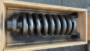 Conjunto do ajustador de esteira da escavadeira PC200-7 20Y-30-12110, mola de recuo, mola de tensão da esteira