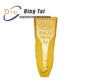 Dentes de Caçamba de Serviço Pesado para Escavadeira, Dente de Caçamba para Rocha PC200 RC 205-70-19570 A4